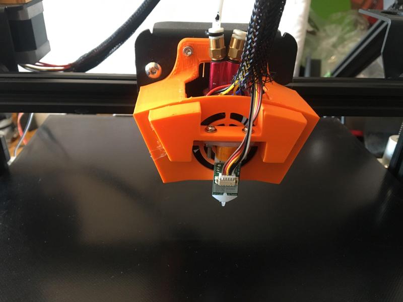 BLtouch head and holder for Creality CR-X.