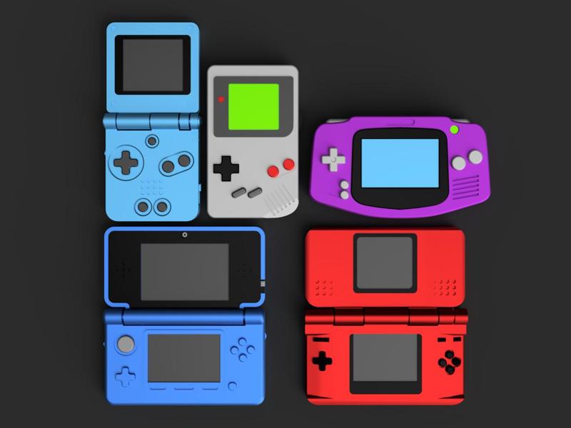 Classic Nintendo Handhelds Mini Figures