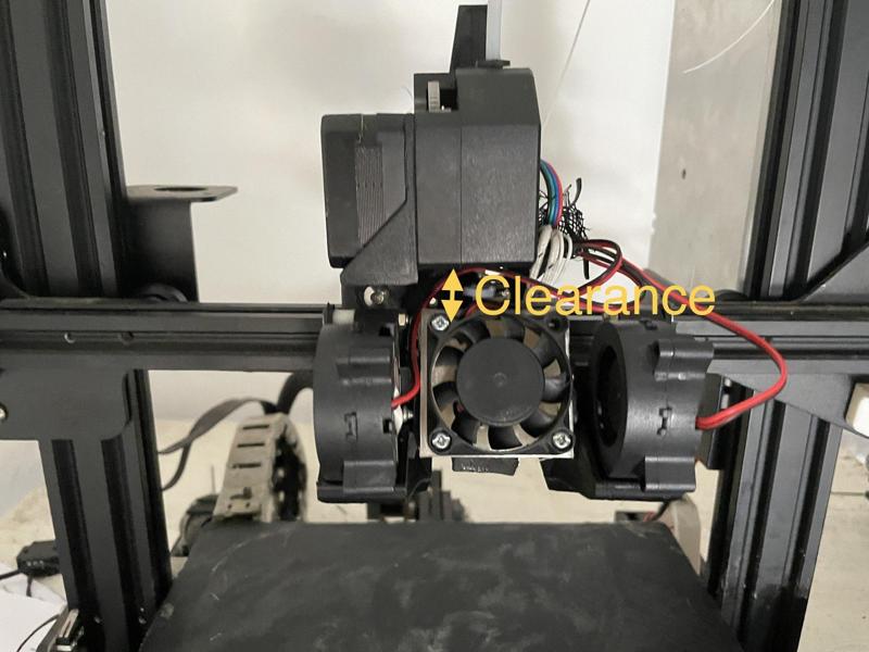 Hot End Fan Shroud Quick Release