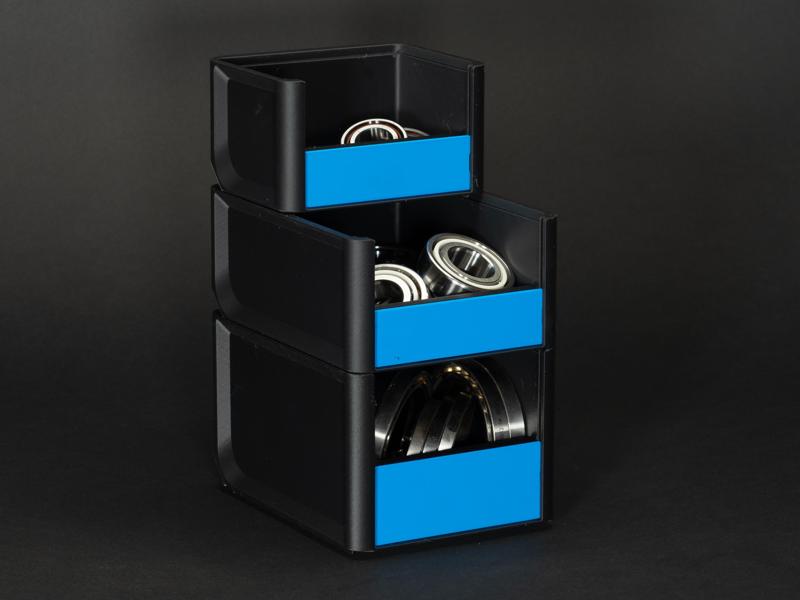 DIN Rail Picking Bin - L Set