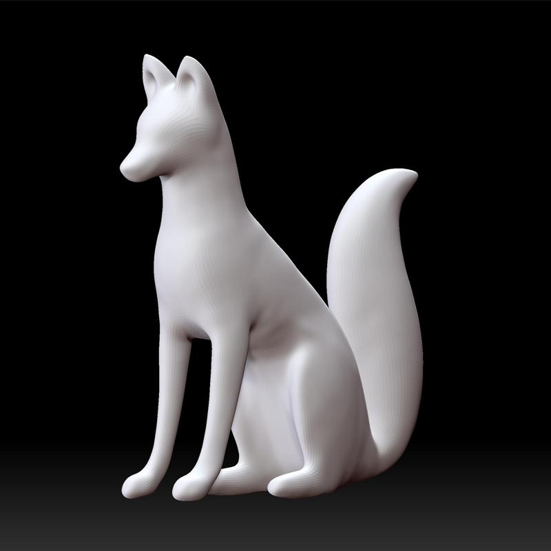 Fox statue