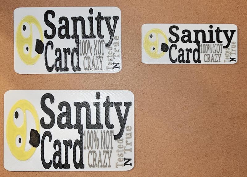 Sanity Card