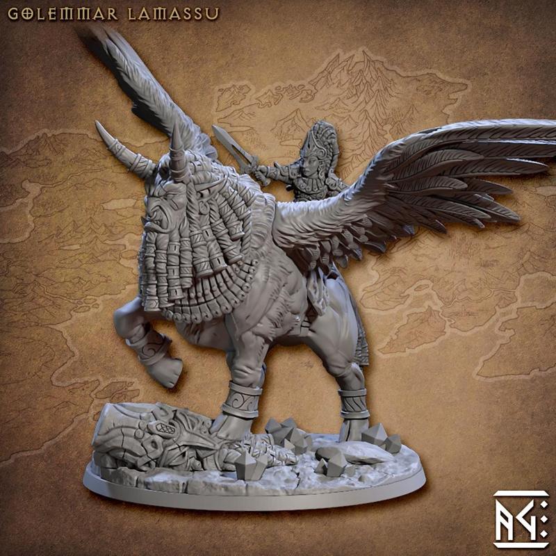 Ishtara on Golemmar Lamassu (Gnomes of Golemmar)
