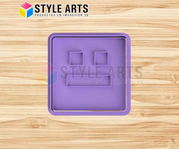 Geometry Dash cookie and dough cutter - Cookies