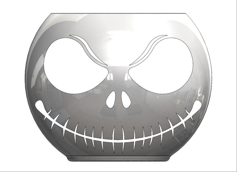 Mr JACK Halloween candlestick