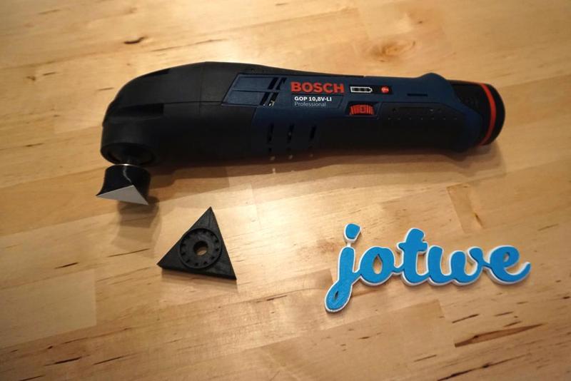 Delta Sander Adapters for Bosch GOP 10.8 Cordless Multi-Cutter