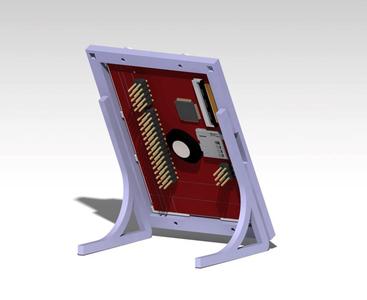Multi-Orientation Support Frame for 4DSystems LCD - 32PTU - #printaday