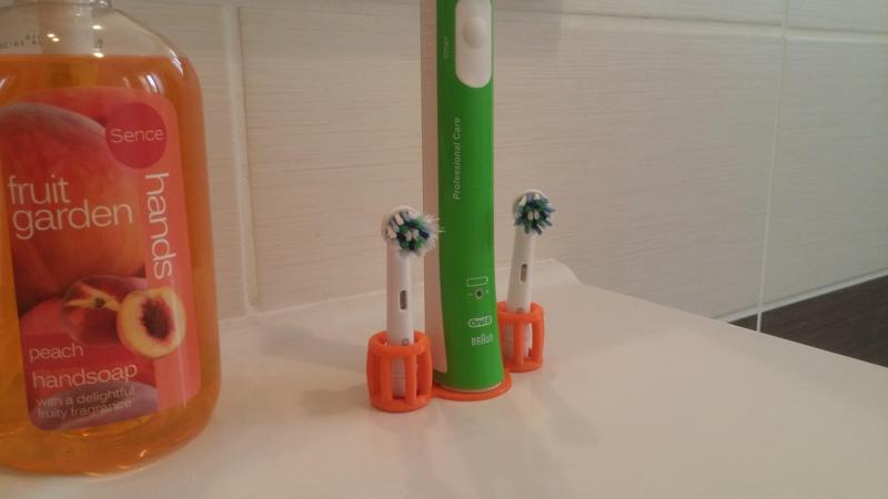 Oral B electric toothbrushes and brush holders