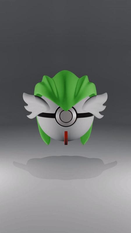 Gardevoir Themed pokeball