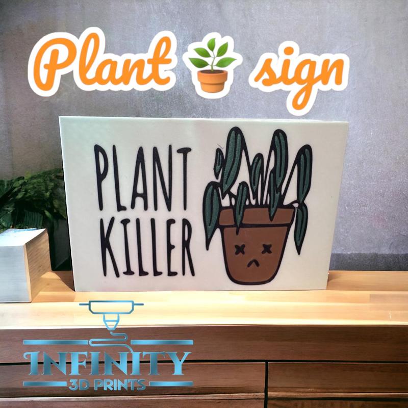 PLANT KILLER SIGN 
