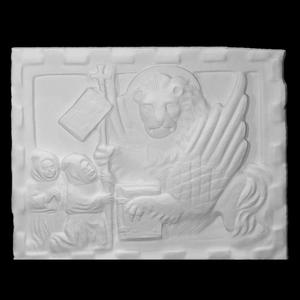 Relief with a lion
