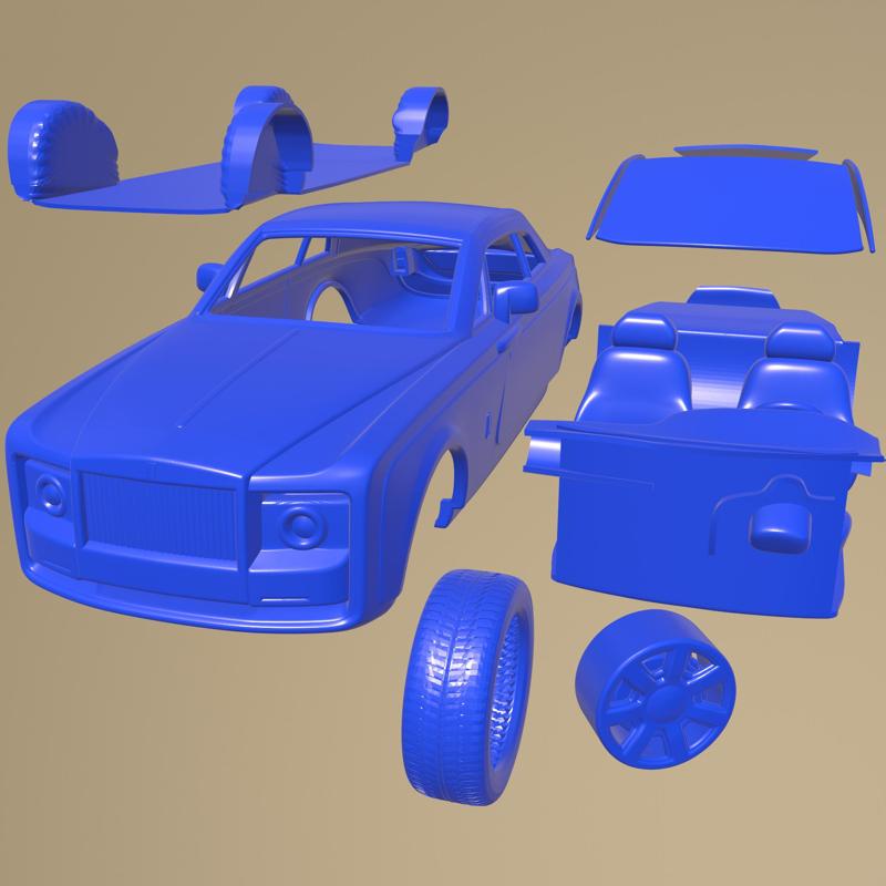 Rolls Royce Sweptail 2017 PRINTABLE CAR IN SEPARATE PARTS