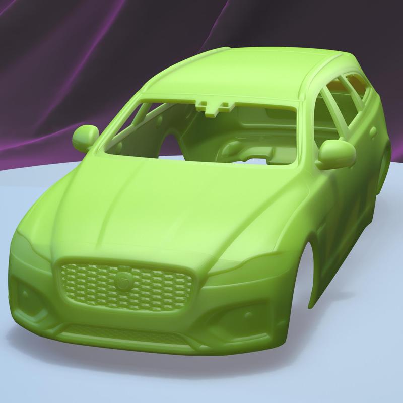 JAGUAR XF WAGON 2021 (1/24) printable car body