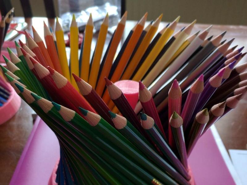 Multiple Ring Fancy Pencil Holder (w/Optional Handle) Customizable