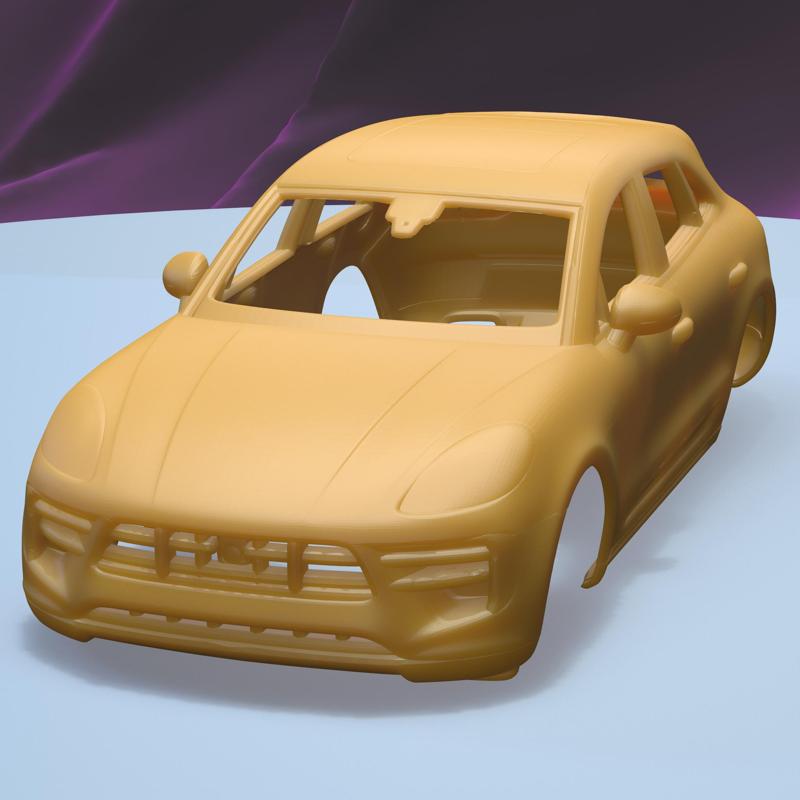 PORSCHE MACAN GTS 2020  (1/24) printable car body