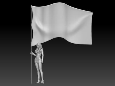 FORMULA ONE GIRL FLAG 1 2025