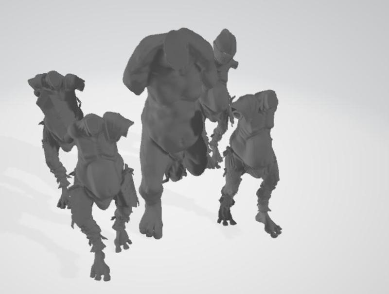 Gagant Mega and man smasher, crusher basher bodies Behemat army