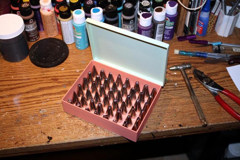 Cake Decorating Piping Tip Organizer Case