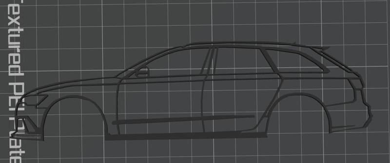 Audi RS6 C7 Silhouette