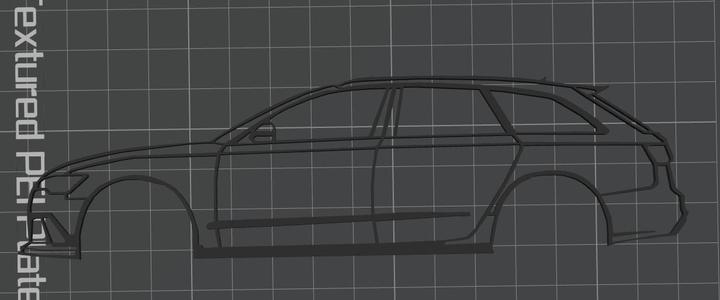 Audi RS6 C7 Silhouette