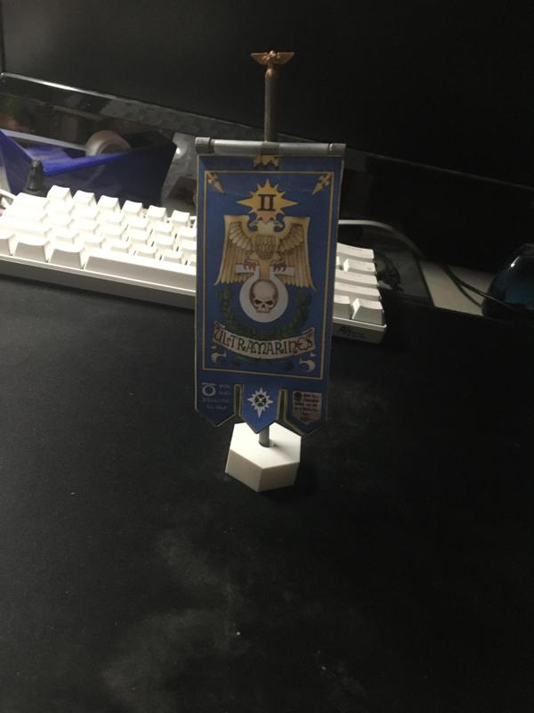 Warhammer 40k Banner/Standard for Dummy 13 Space Marine