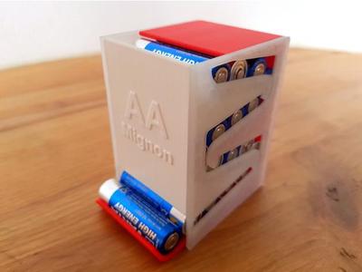 Battery dispenser for AA Mignon (Batteriespender)