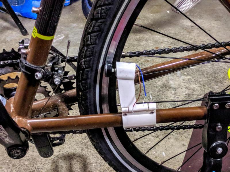 Bike 5V Generator that Clamps on for Phone or 5V Electronics