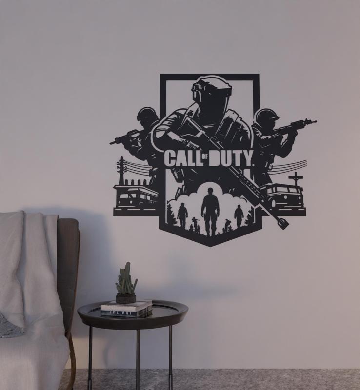Gamer Call of duty 2d wall art wall decorations