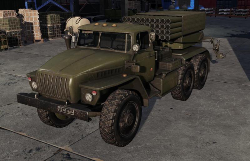 GRAD ARTILLERY MILITARY VEHICLE | WARNO | WARTHUNDER