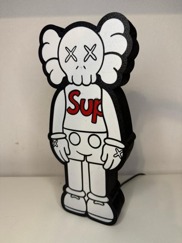 KAWS SUPREME LIGHT BOX