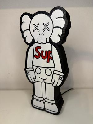KAWS SUPREME LIGHT BOX