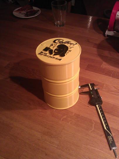 Coffee Container Drum Barrel