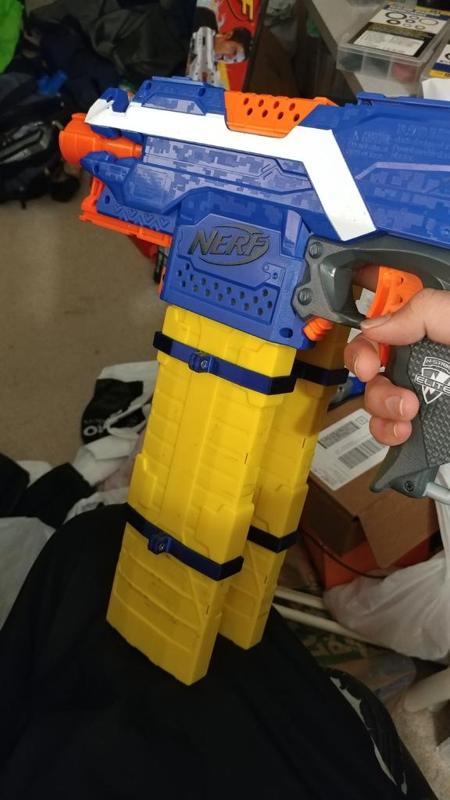 VMag/HMag - Nerf Buzz Bee Foam Dart Jungle Mag Adapter