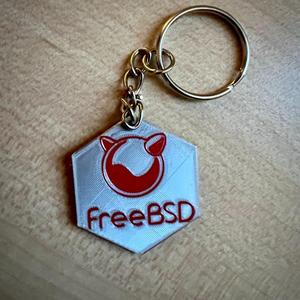 FreeBSD Linux distro key chain