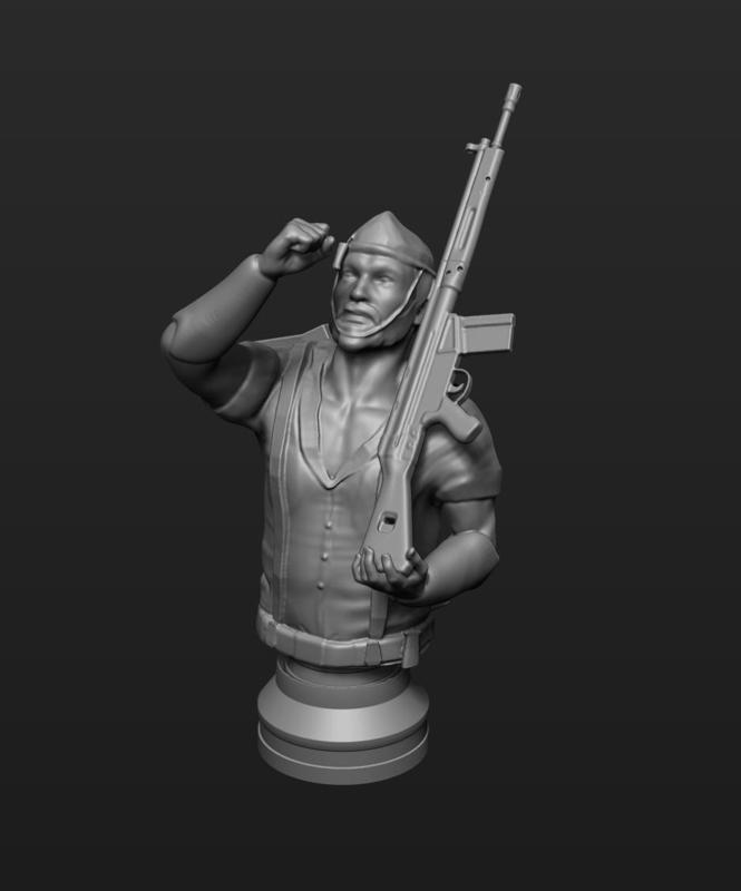 Spanish Legionary Bust