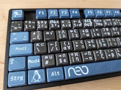 NEO2 Low Profile Keycaps for Keychron K8 or other MX style keyboards