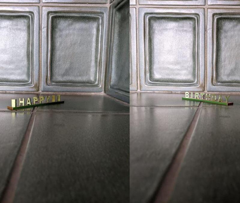 Happy birthday 2 pages illusion