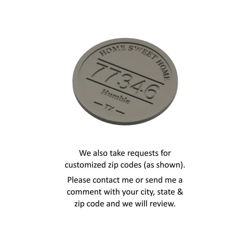 77346 Humble TX Coaster w/Holder (holds 6)