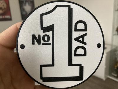 Dad no.1 coaster