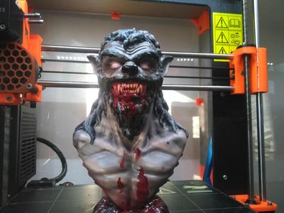 Werewolf bust