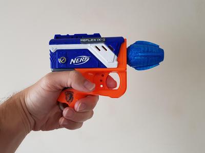 "Zapper" barrel mod for NERF Reflex IX-1