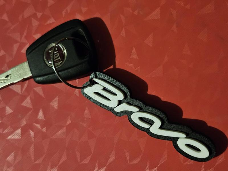 Fiat Bravo keychain