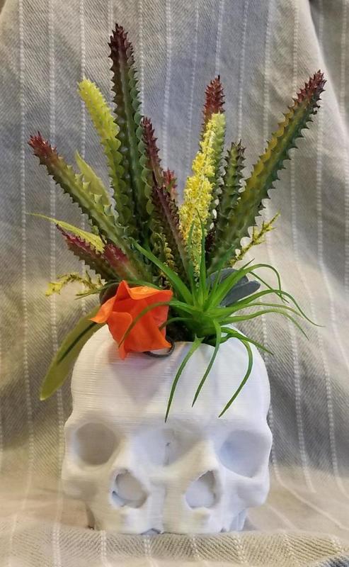 Triclops Skull Planter