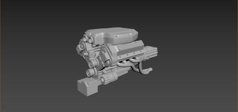 BMW Engine S62B50 1:24