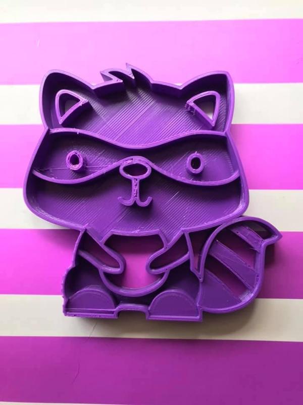 Raccoon cookie cutter