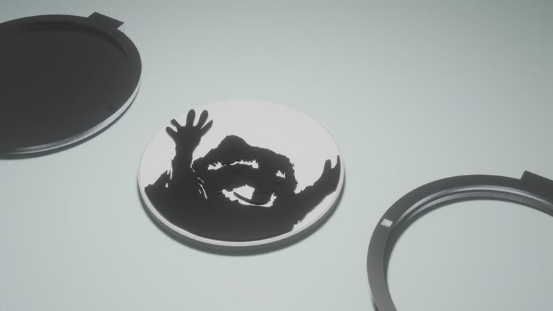 Peter the raccoon rotating key chain