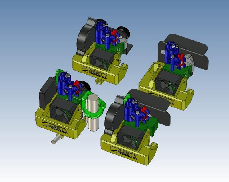 Nimble V1 print head for Creality type.