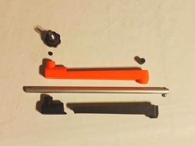 Porthole deck hatch actuator bar for boat