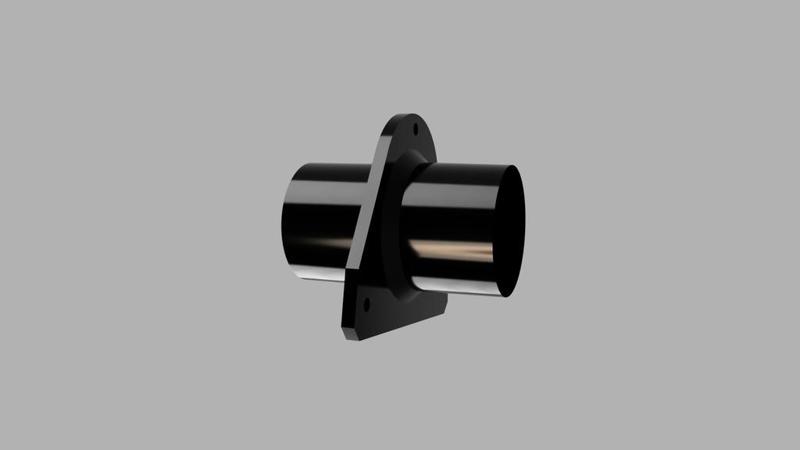 Bosch PTS10 table saw exhaust air adapter 50mm