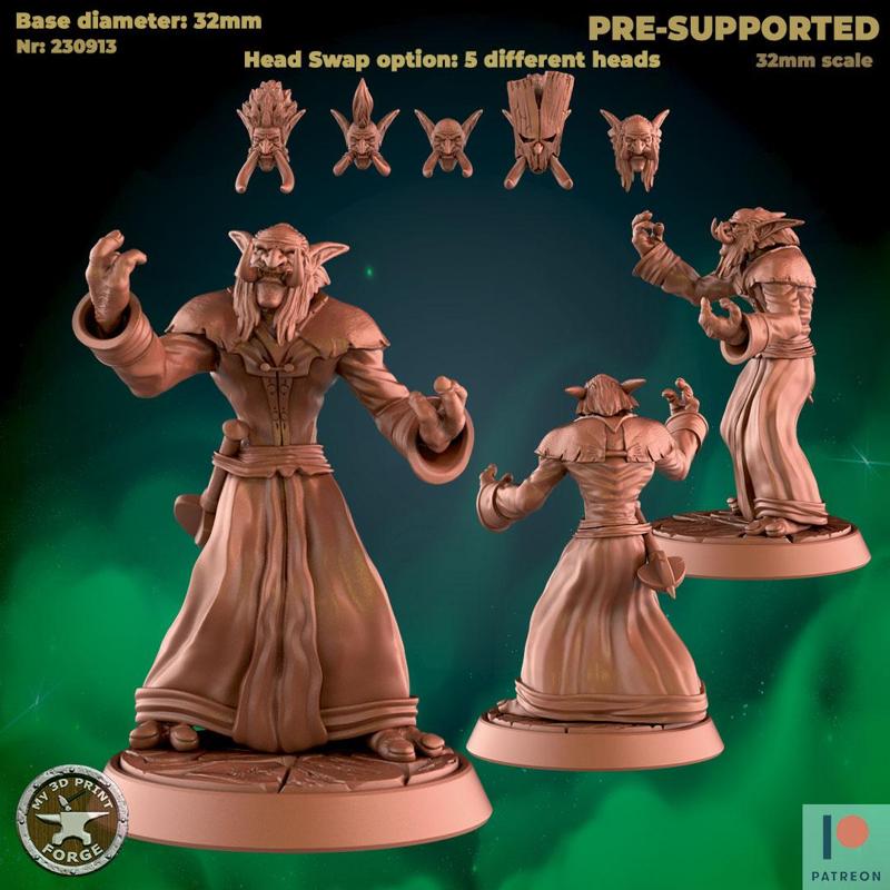 Troll Priest Two Models